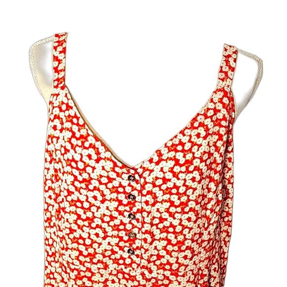 Dress Midi By Lulu's Floral Multicolor Ruffle Bottom Fully Lined Size… - Picture 2 of 7